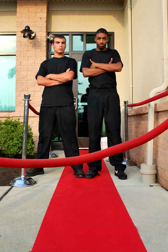Bouncers for the "Club" theme